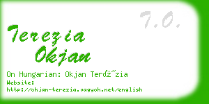 terezia okjan business card
